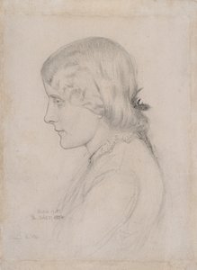 Portræt af Annie Miller, 1854